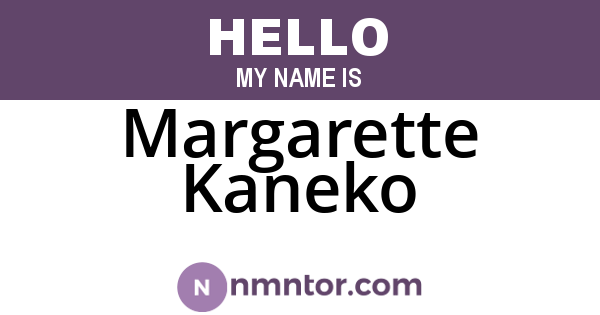Margarette Kaneko