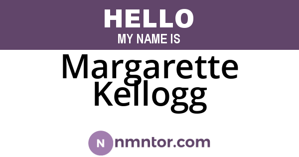 Margarette Kellogg