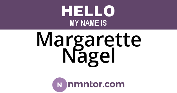 Margarette Nagel