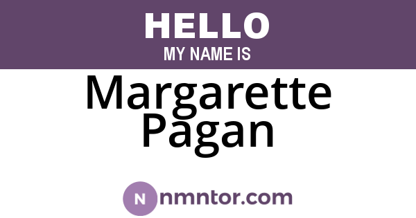 Margarette Pagan