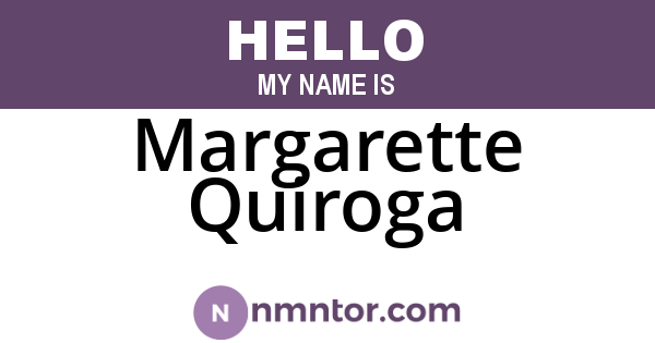 Margarette Quiroga