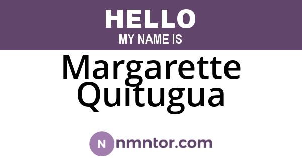 Margarette Quitugua