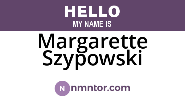 Margarette Szypowski