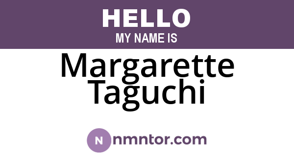 Margarette Taguchi