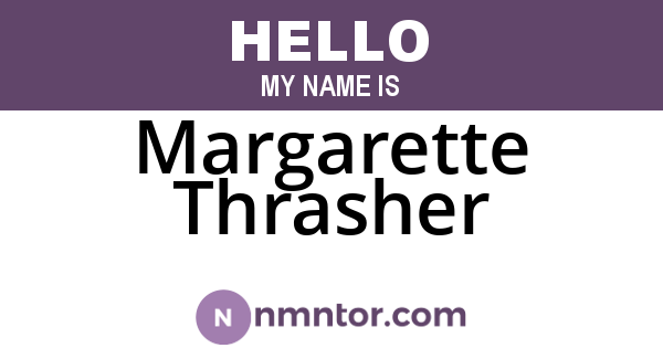 Margarette Thrasher