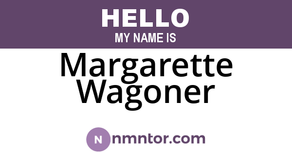 Margarette Wagoner