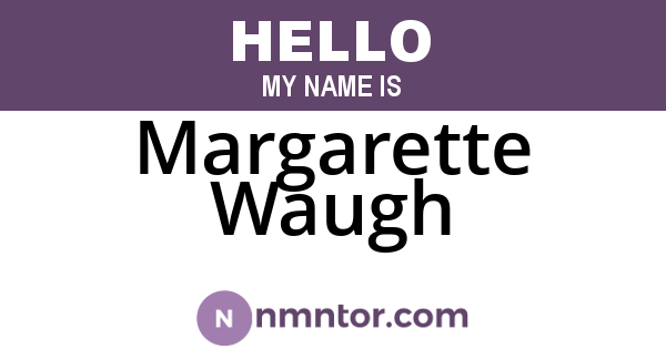 Margarette Waugh