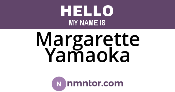 Margarette Yamaoka