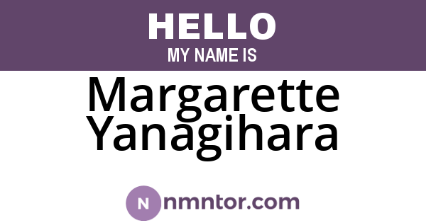 Margarette Yanagihara
