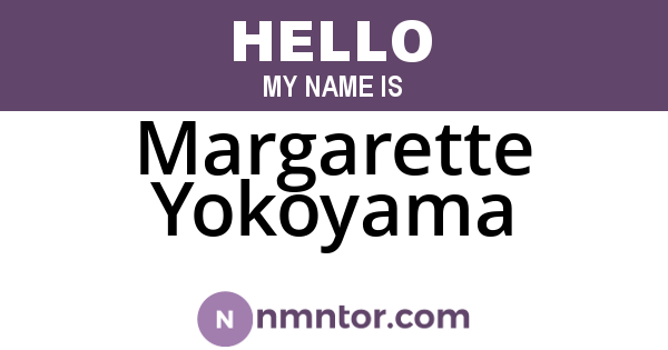 Margarette Yokoyama