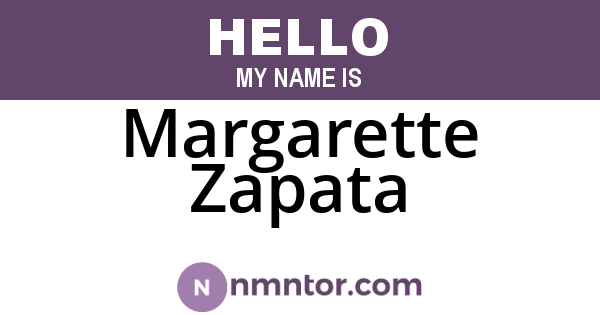Margarette Zapata