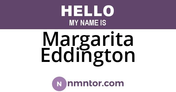 Margarita Eddington