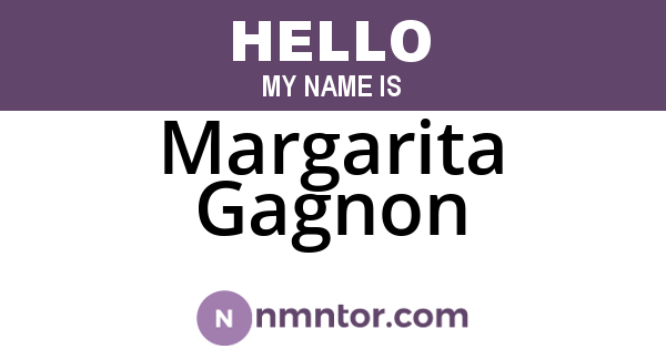 Margarita Gagnon