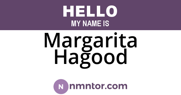 Margarita Hagood