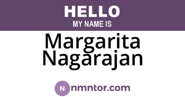 Margarita Nagarajan