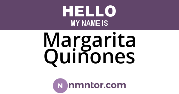Margarita Quinones