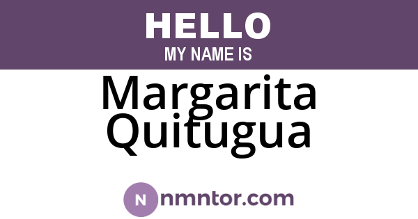 Margarita Quitugua