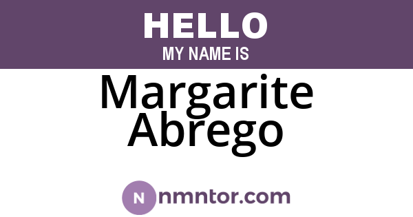 Margarite Abrego