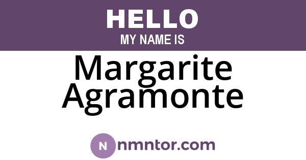 Margarite Agramonte