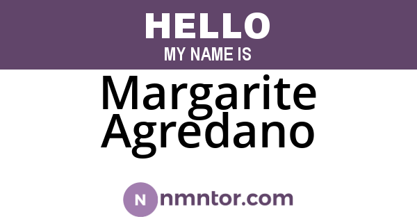 Margarite Agredano