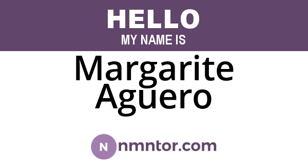 Margarite Aguero
