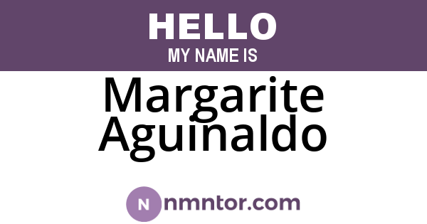 Margarite Aguinaldo