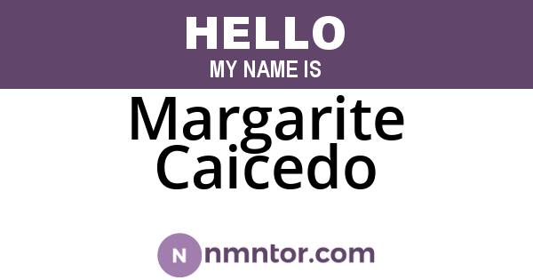 Margarite Caicedo