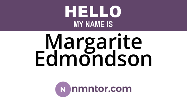 Margarite Edmondson