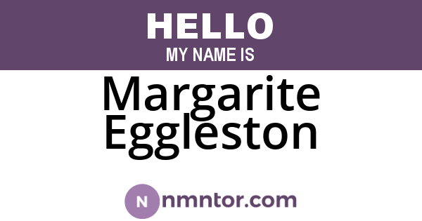 Margarite Eggleston