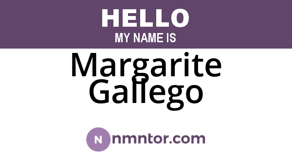 Margarite Gallego