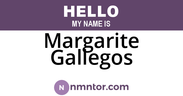 Margarite Gallegos