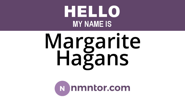 Margarite Hagans
