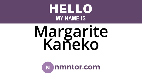 Margarite Kaneko