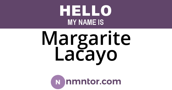 Margarite Lacayo