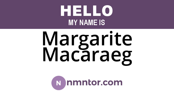 Margarite Macaraeg