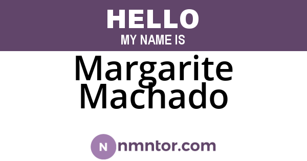 Margarite Machado