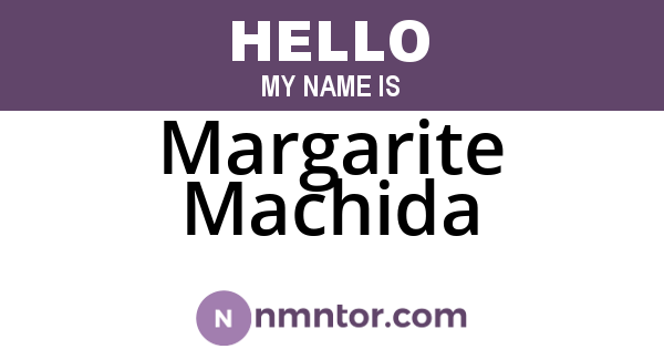 Margarite Machida