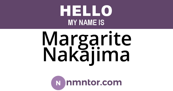 Margarite Nakajima