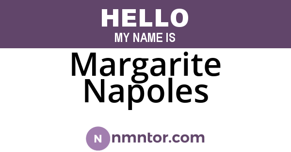 Margarite Napoles