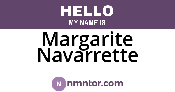 Margarite Navarrette