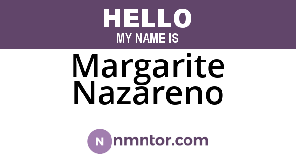 Margarite Nazareno