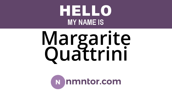 Margarite Quattrini