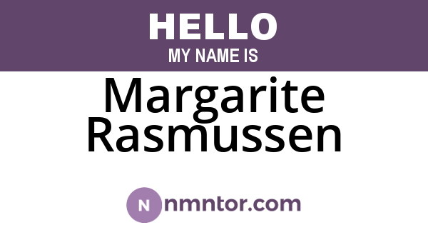 Margarite Rasmussen