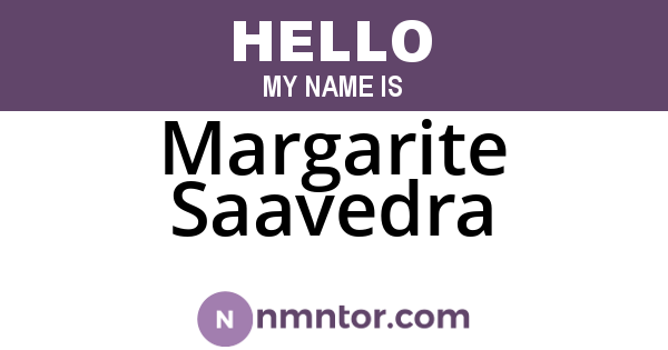 Margarite Saavedra