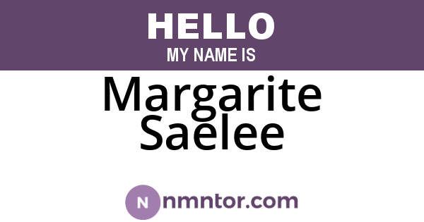 Margarite Saelee
