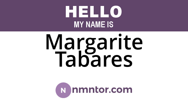 Margarite Tabares