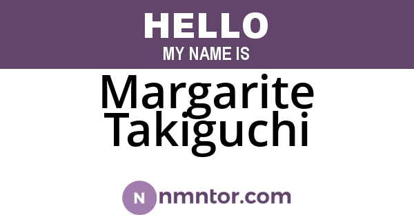 Margarite Takiguchi