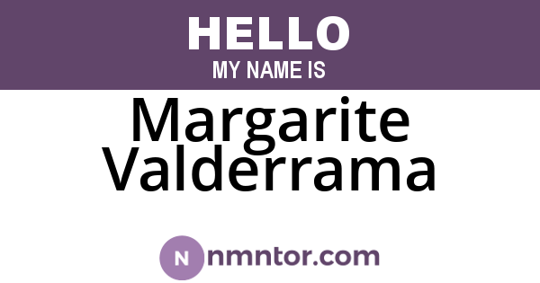 Margarite Valderrama