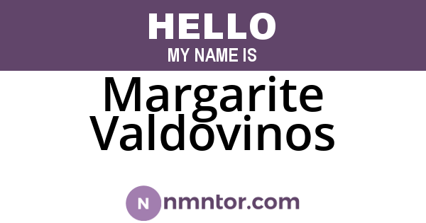 Margarite Valdovinos