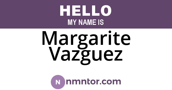 Margarite Vazguez